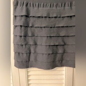 Black stretch mini shirt size medium